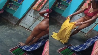 Pollachi kanaga gramathu aunty dress changing nude clip